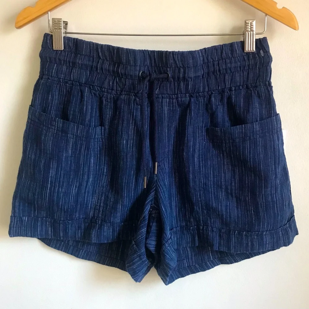 ATHLETA Cabo Linen Textured 4” Shorts - Picture 5 of 10